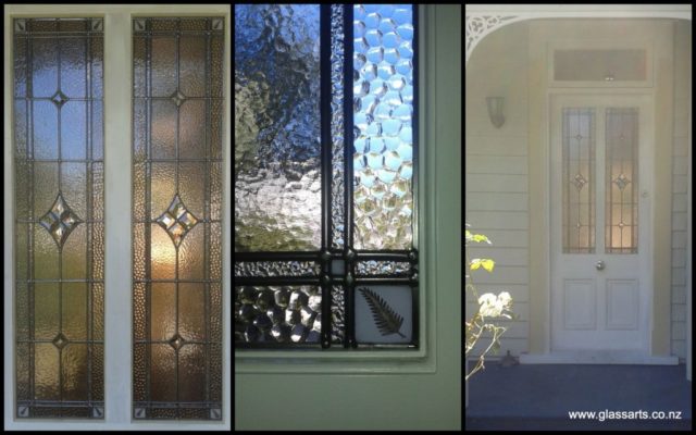 Stained glass windows for front door - Sandringham, Auckland