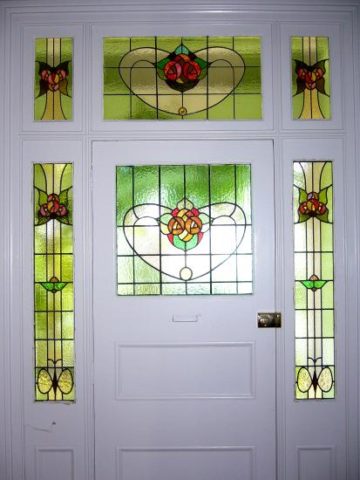 Stained Glass Leadlight Door