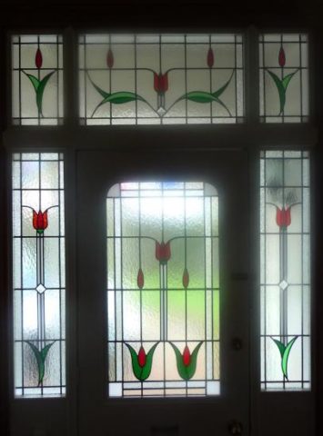 Stained Glass Leadlight Door